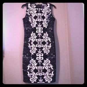 NYDJ Black and White print dress